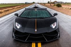 All Carbon Fiber Front Bumper fits the OEM Lamborghini Aventador Coupe & Roadster