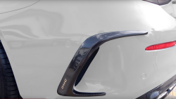 Mercedes Benz Coupe W205 AMG C43 & C200 C250 C300 (2019+) Carbon Fiber Rear Bumper Vents