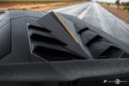 DMC Lamborghini Aventador Edizione GT: Carbon Fiber Engine Cover with Air Inlet Scoop on the Bonnet