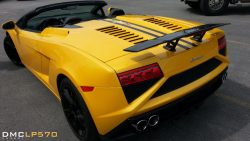 Carbon Fiber Rear Wing Spoiler "Aperture 2.0" fits the OEM Lamborghini Gallardo Coupe & Spyder