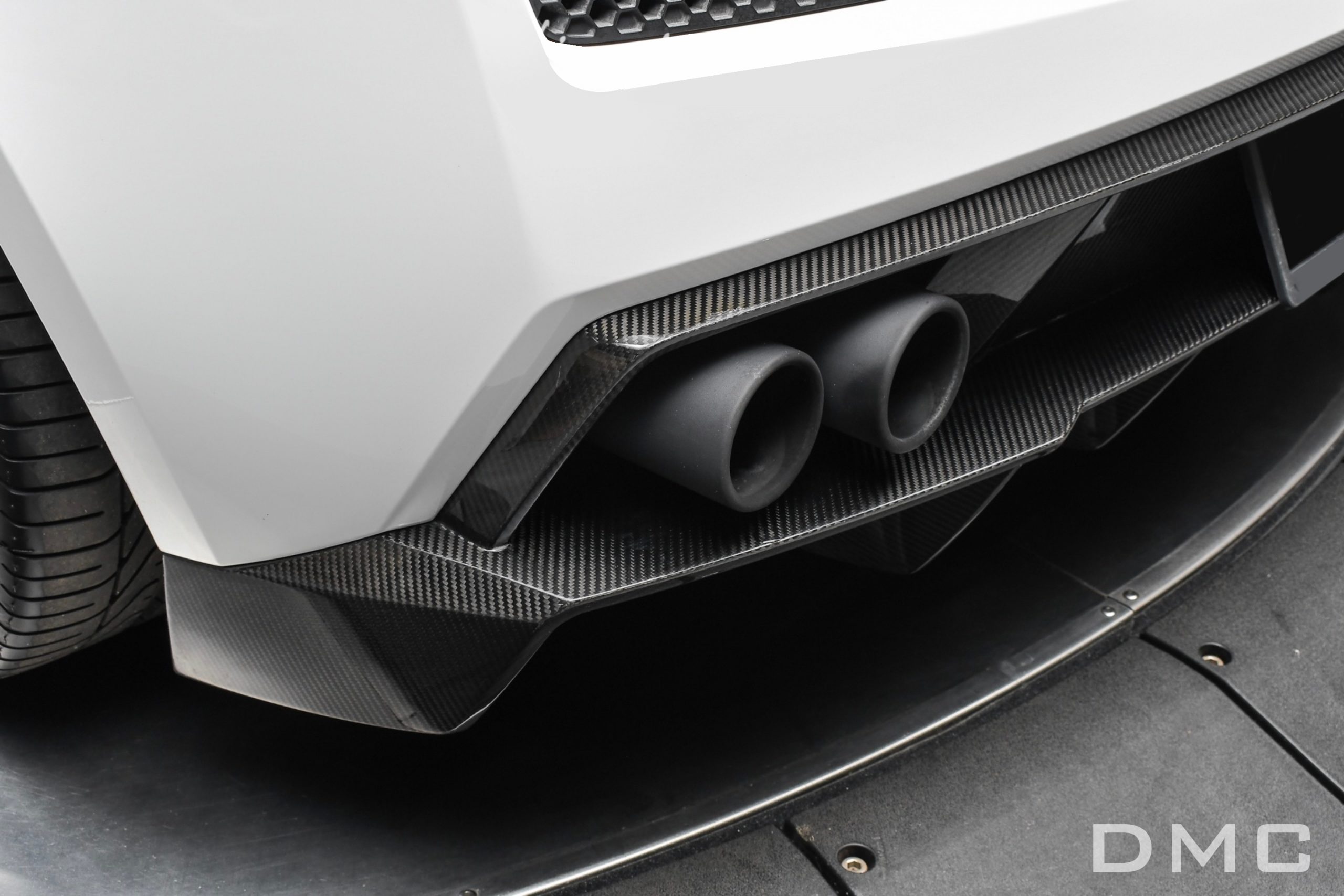 DMC Lamborghini Gallardo Toro Rear Diffuser Carbon Fiber, fits the LP560  Rear Bumper in LP570 Style - DMC