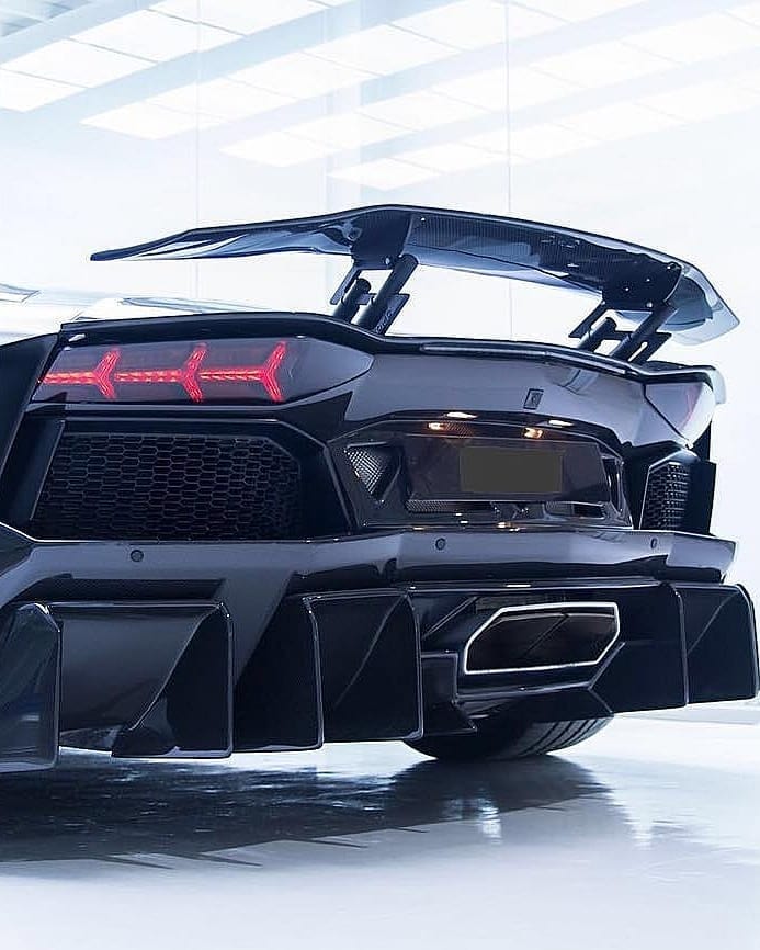 Lamborghini Aventador Carbon Fiber Wing Spoiler Hydraulic for LP700 LP720  LP750 - DMC