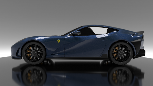 Ferrari F12 - Carbon Roof — Incognito Wraps