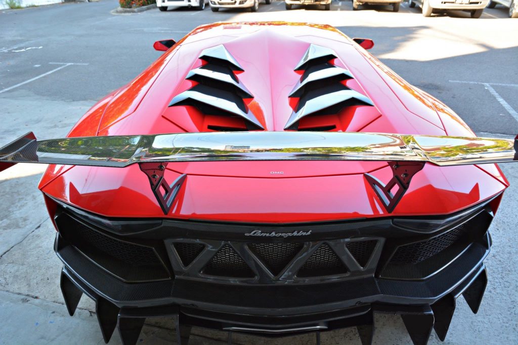 Lamborghini Aventador Forged Carbon Fiber Engine Hood & Air Scoop