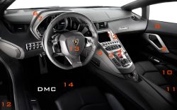 Carbon Fiber Interior Package fits the OEM Lamborghini Aventador Coupe & Roadster: Dashboard, Center Console, Door Trims & more