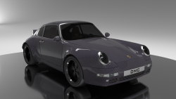 Porsche 993 OEM Style Front Bumper Carbon Fiber