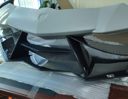 DMC Edizione GT Lamborghini Aventador E-GT Carbon Fiber Front Bumper Front Left View