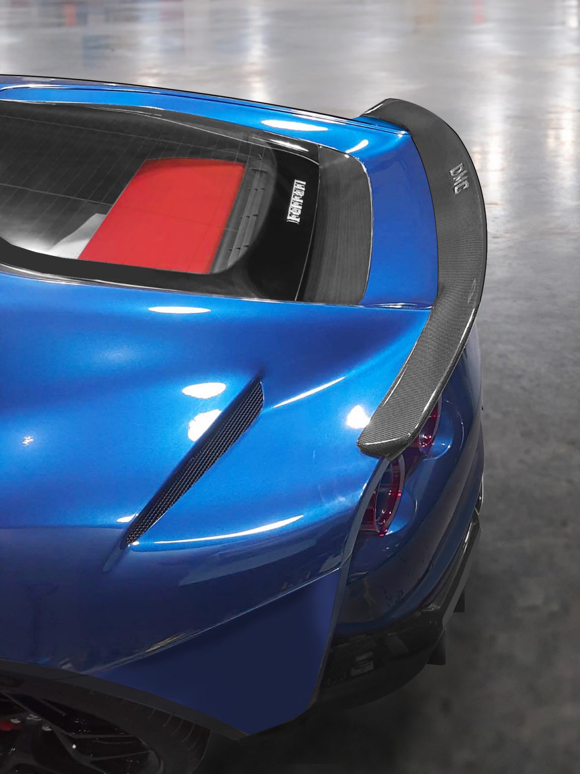 Ferrari 812 SF : Forged Carbon Fiber Rear Wing : Duck Spoiler Lip fits ...