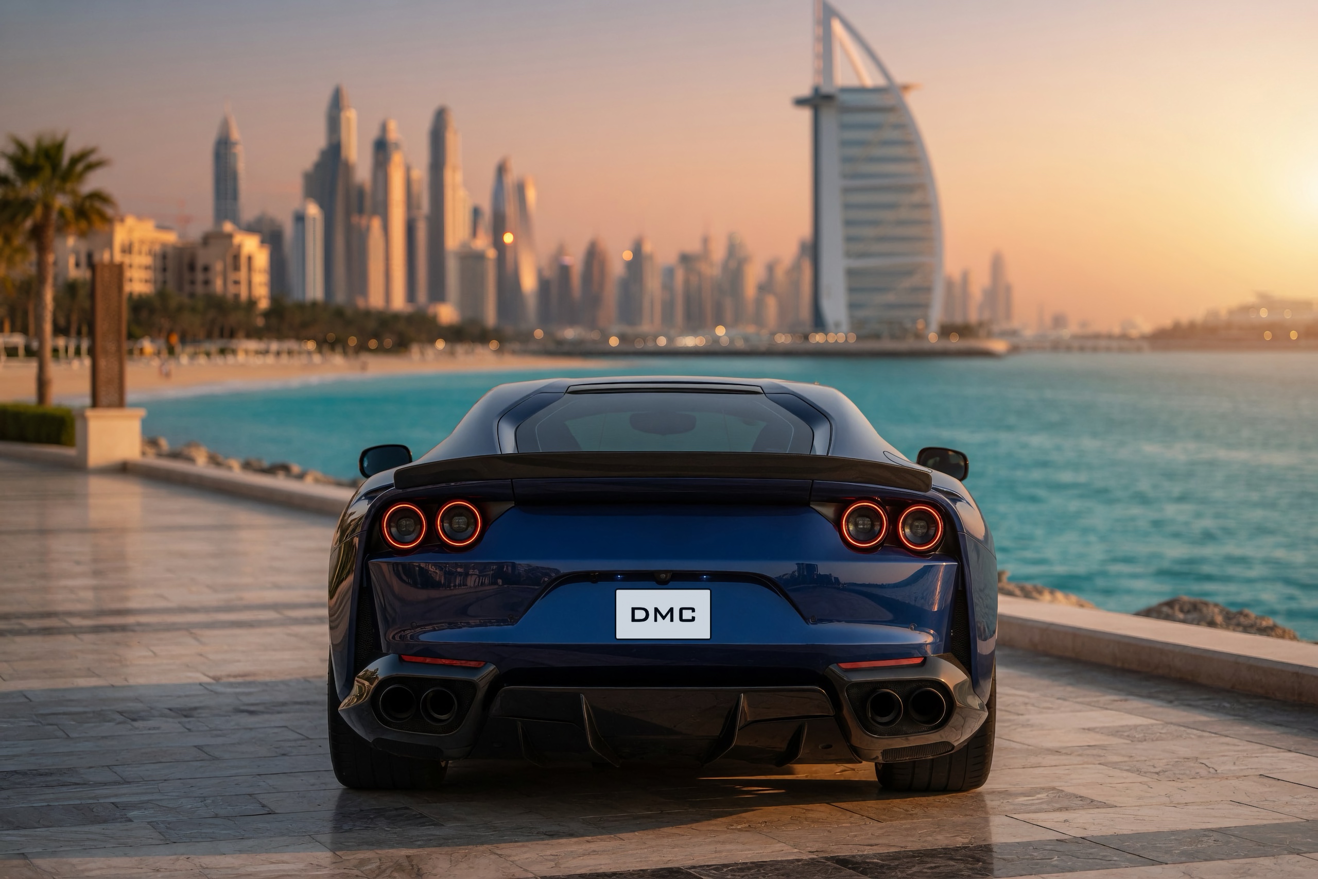 Ferrari 812 SF & GTS Carbon Fiber Rear Diffuser