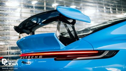 DMC Porsche 992 GT3 RS Retro Rear Wing Spoiler Carbon Fiber for Carrera and GTS