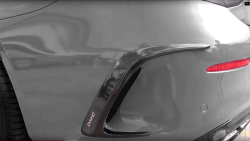 Mercedes Benz Coupe W205 AMG C43 & C200 C250 C300 (2015-2018) Carbon Fiber Rear Bumper Vents