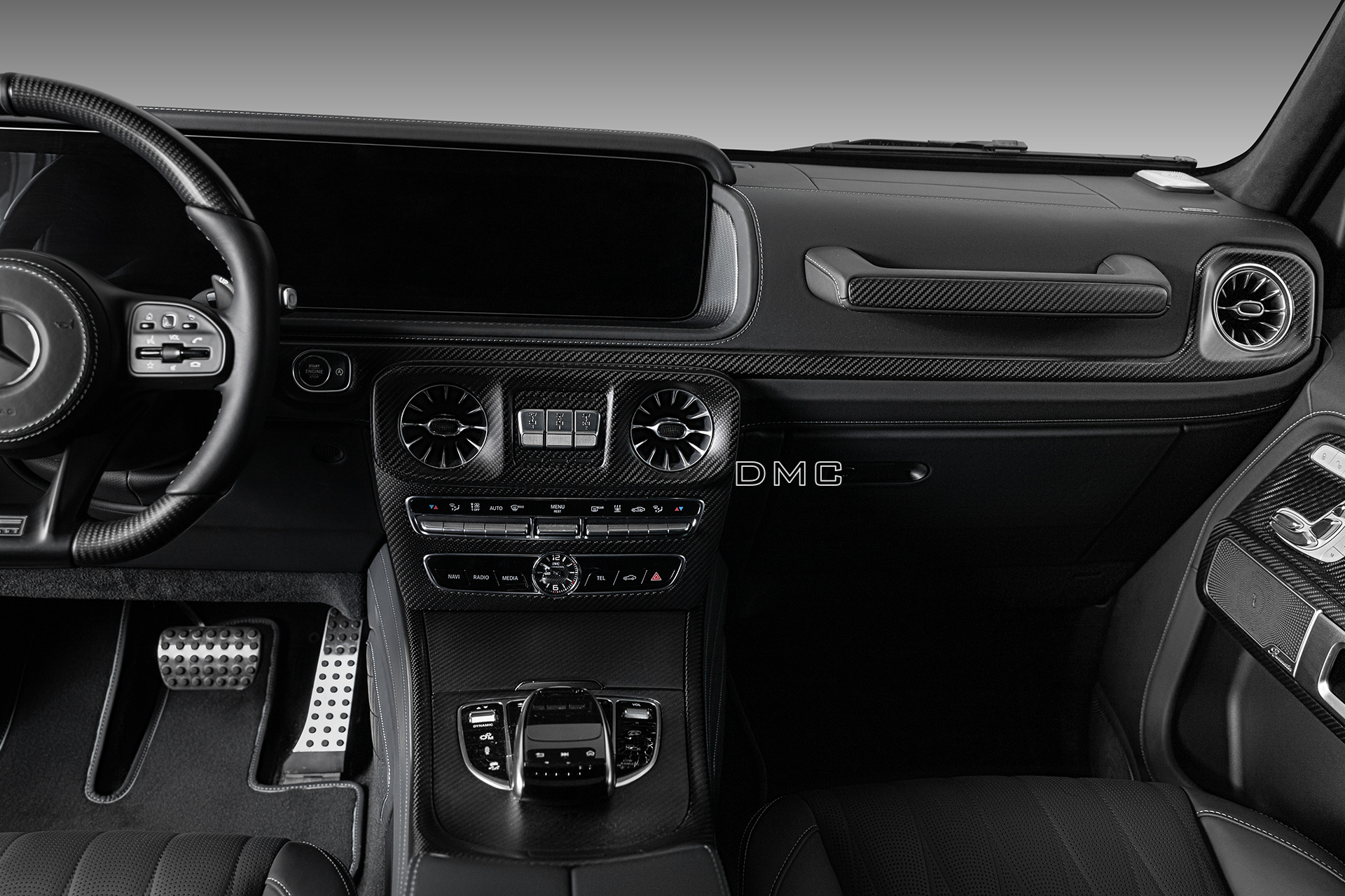 Mercedes Benz AMG G500 G63 W464 W463a Interior Carbon Fiber Accessories: Door Panels, Dashboard