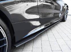 Mercedes AMG Carbon Fiber Side Skirts C63 W205 Coupe Flat