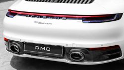 Porsche 992 Forged Carbon Fiber Rear Diffuser OEM Replacement fits Carrera & Cabriolet
