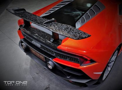 Lamborghini Huracan EVO RWD Performante Style Wing Spoiler forged carbon fiber