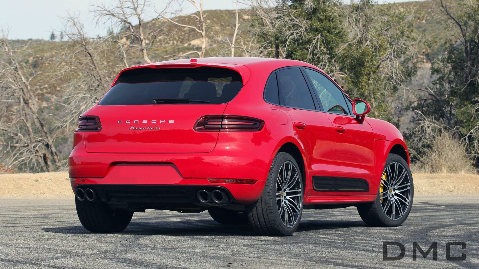 Porsche Macan 2014 2018 Rear Bumper Forged Carbon Fiber Diffuser Dmc