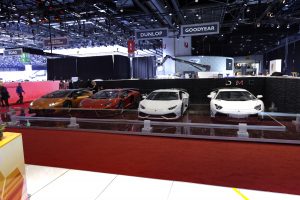 DMC modified Lamborghinis at the Geneva International Motor Show in Switzerland