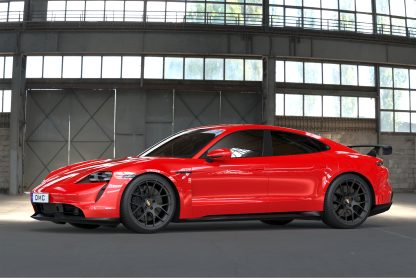 Porsche Taycan Turbo Carbon Fiber Rear Wing Spoiler