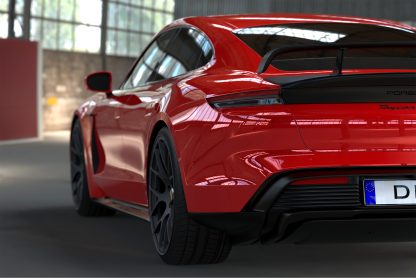 Porsche Taycan Turbo Carbon Fiber Rear Wing Spoiler