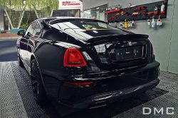 Rolls Royce Wraith Black Badge Forged Carbon Fiber Rear Wing, Trunk Lip Spoiler