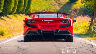 Ferrari F8 Tributo Gooseneck Forged Carbon Fiber Wing Spoiler