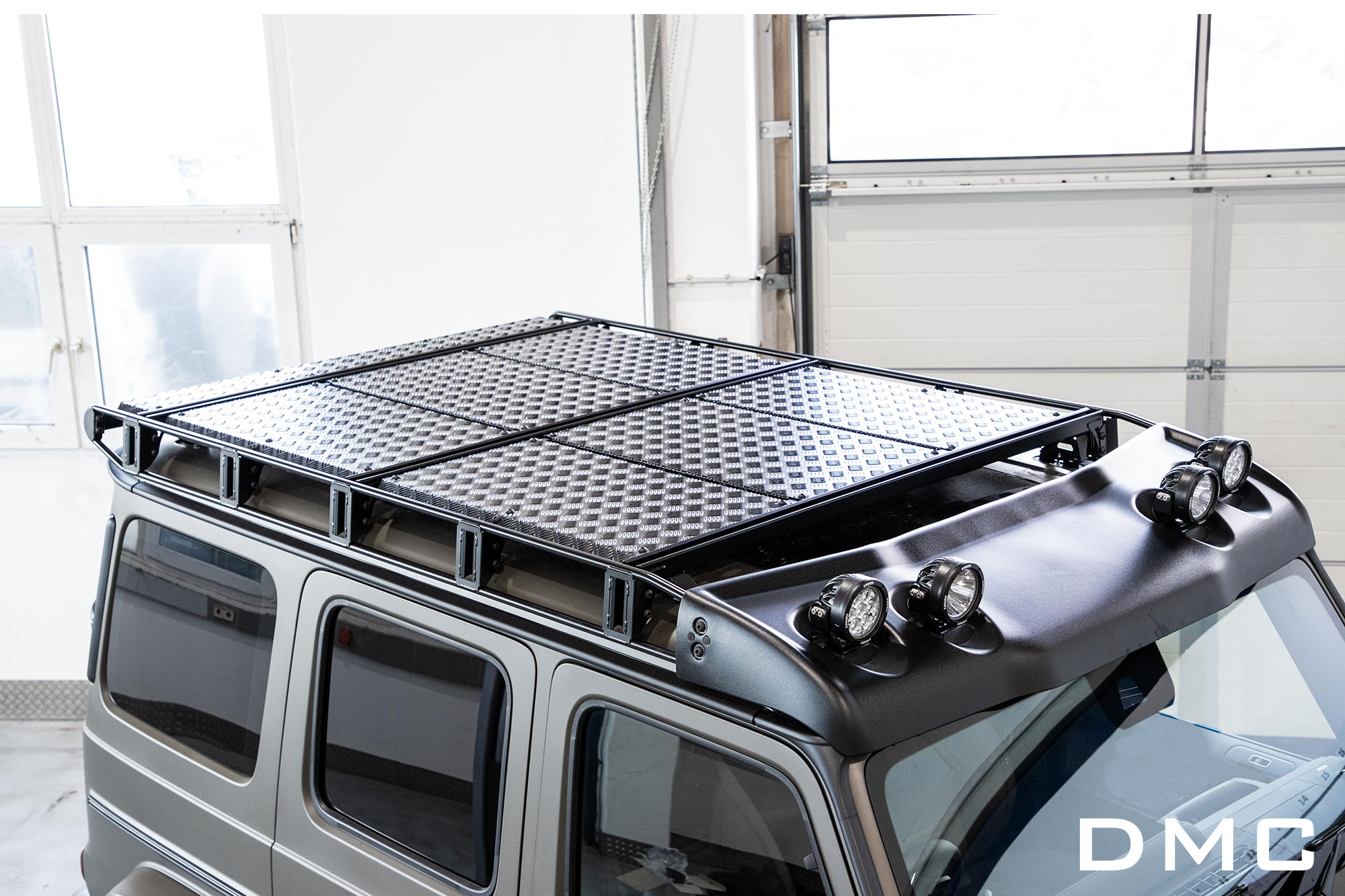Mercedes Benz G Class W463A W464 AMG G63 G550 Adventure Flat Roof Plate Kit  fits OEM Roof of the LHD & RHD Right Hand Drive G Wagon Models - DMC