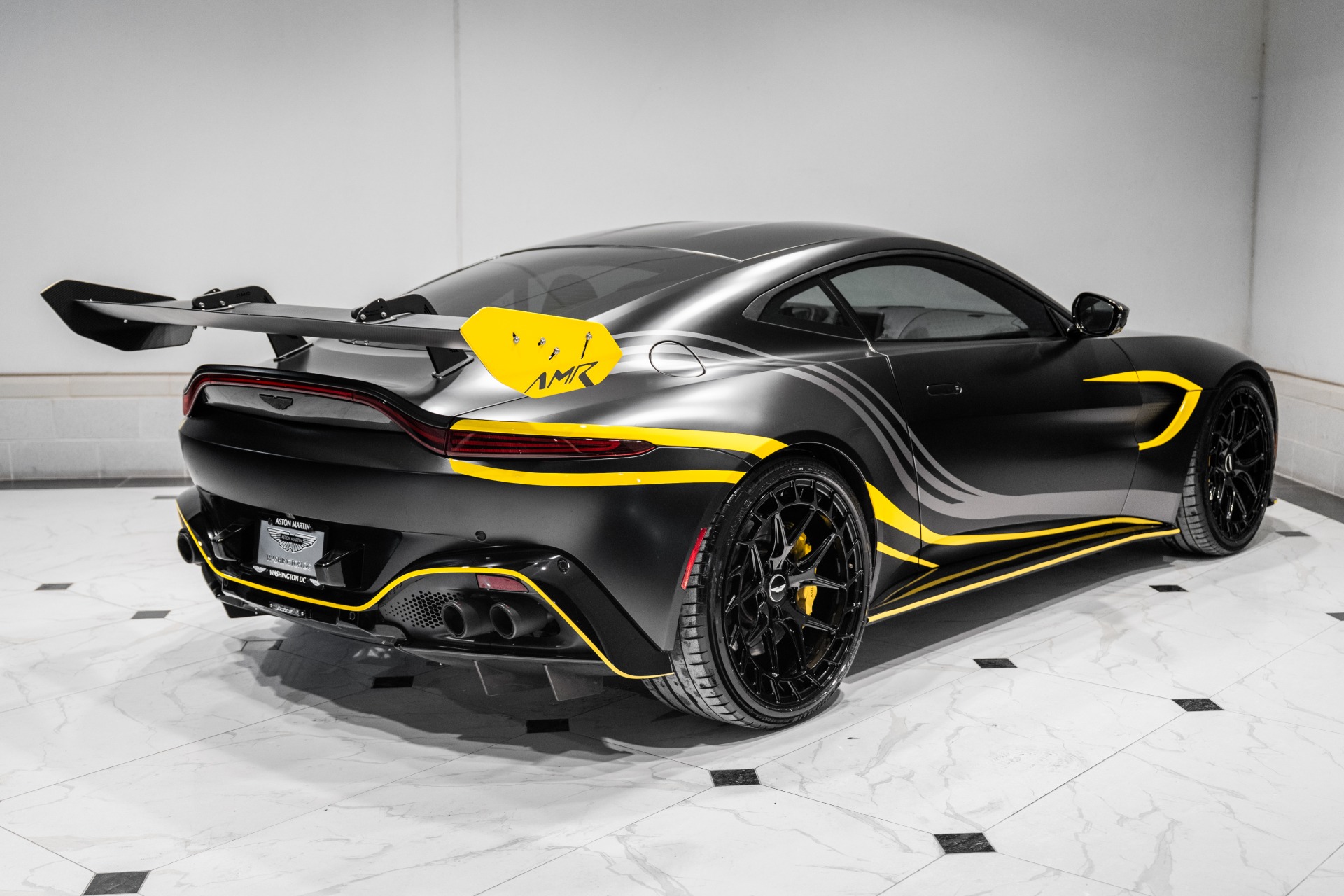 DMC Aston Martin Vantage GT3 Cup Car Carbon Fiber Rear Wing Spoiler FIA: Rear View