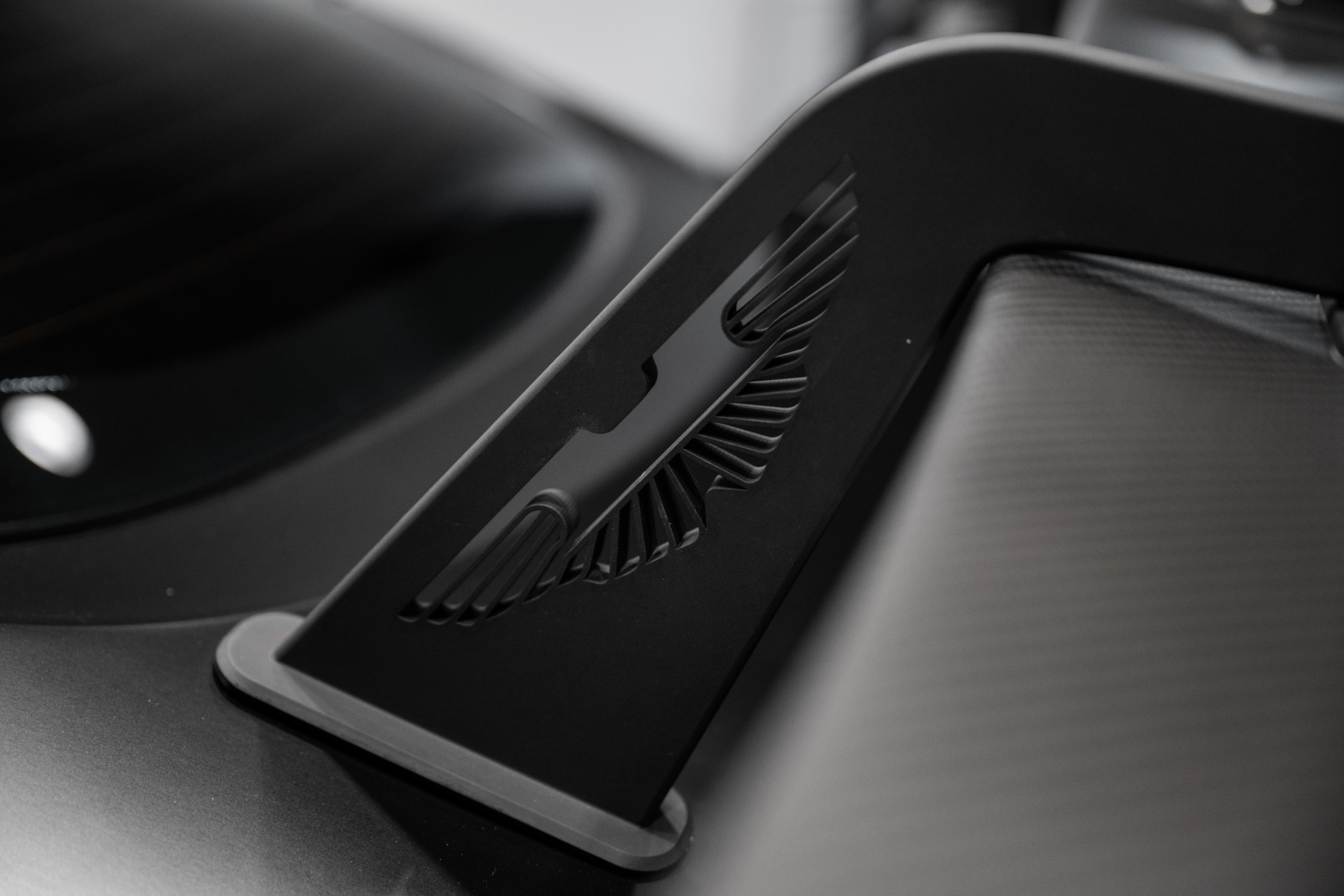 DMC Aston Martin Vantage GT3 Cup Car Carbon Fiber Rear Wing Spoiler FIA: Forged Aluminum Brackets with Aston Martin Hommage Logo