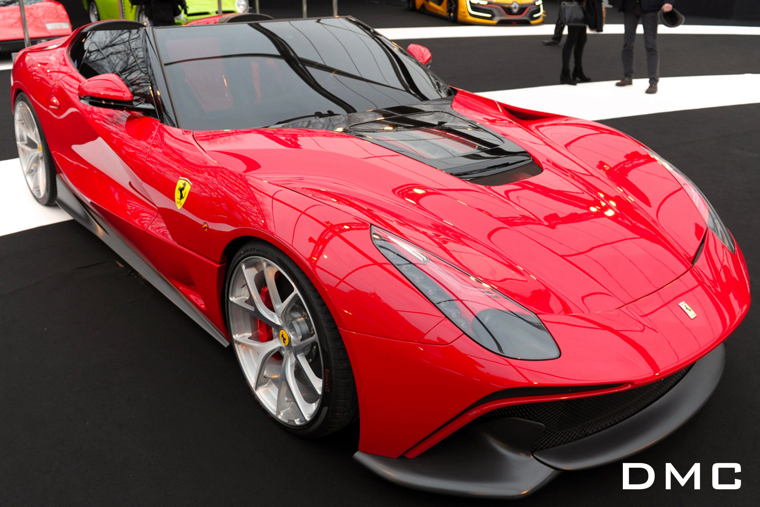 Ferrari F12 TRS Roadster 2015 glossy finish - all sides Car Mockup