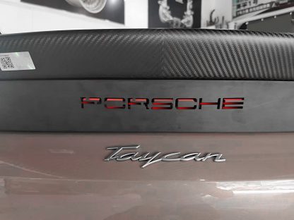 DMC Porsche Taycan Forged Carbon Fiber Duck Wing Spoiler