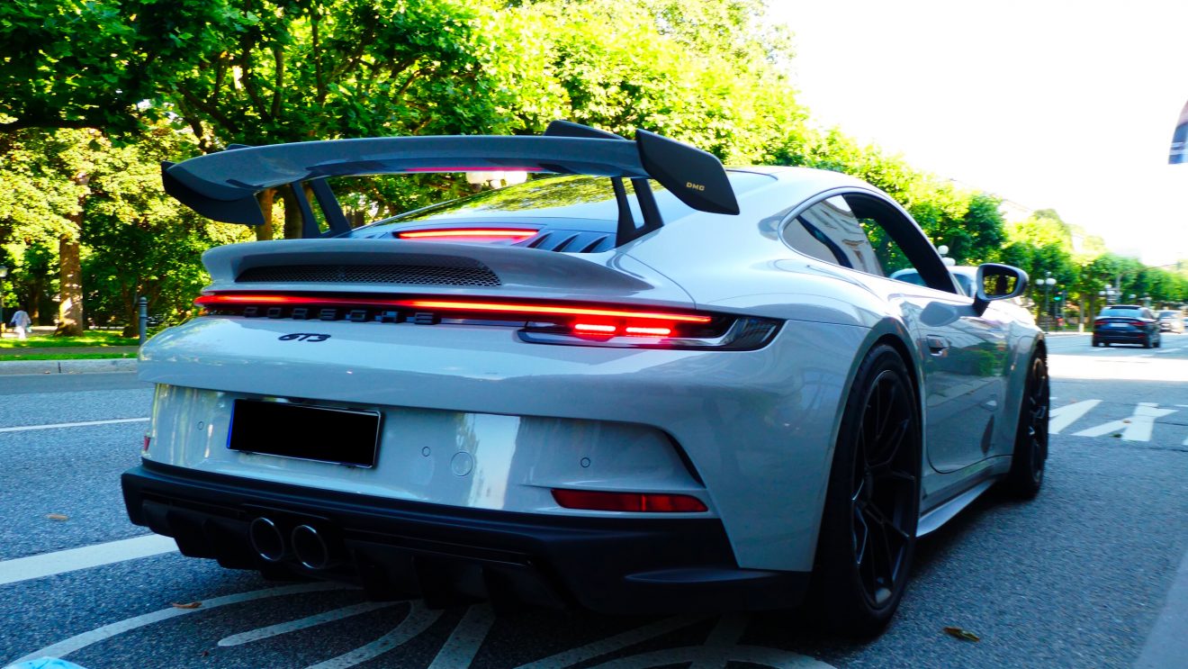 Porsche 911-992 GT3 Rear Deck Vents for the Wing Spoiler for Carrera 4S