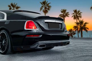 Rolls Royce Wraith Black Badge Sport Package Rear Wing Trunk Lip Spoiler