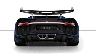 Bugatti Chiron Divo Forged Carbon Fiber Rear Wing Base Spoiler Replacment for the OEM Deck Lid