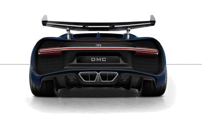 Bugatti Chiron Divo Forged Carbon Fiber Rear Wing Base Spoiler Replacment for the OEM Deck Lid