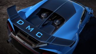 DMC Bugatti Chiron Pur Sport Forged Carbon Fiber Rear Wing Spoiler OEM Facelift Aero Kit Package