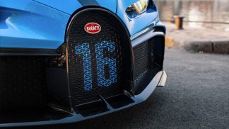 DMC Bugatti Chiron Pur Sport Forged Carbon Fiber Front Lip Splitter OEM Facelift Aero Kit Package