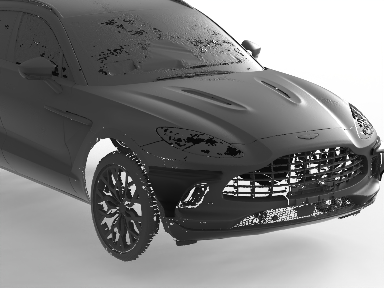 Aston Martin DBX Wide Body Kit Fender Extension Flares