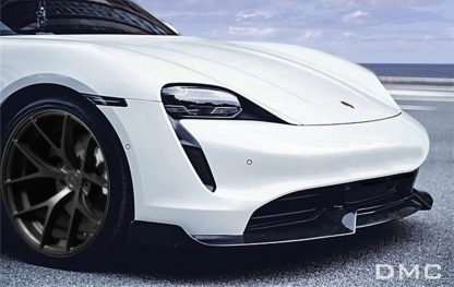 DMC Porsche Taycan Carbon Fiber Front Lip Spoiler