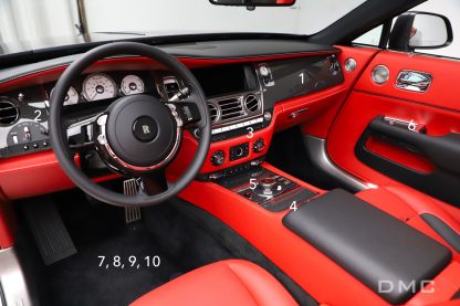 Rolls Royce Dawn Interior Carbon Fiber Wood