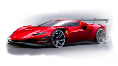 Ferrari 296 GT3 Carbon Fiber Rear Wing Spoiler