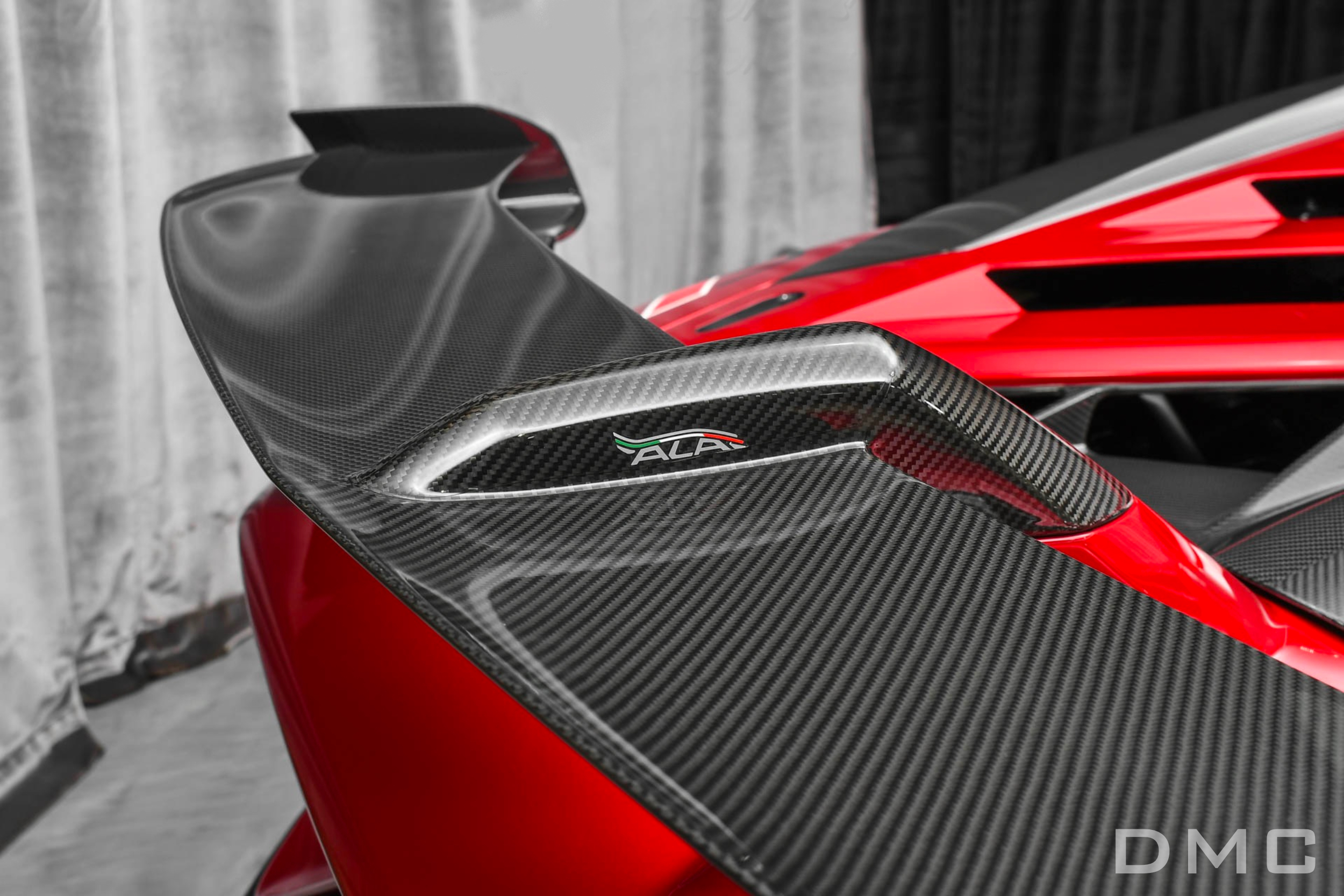 Lamborghini Aventador SVJ Carbon Fiber Rear Bumper : Fits OEM Body