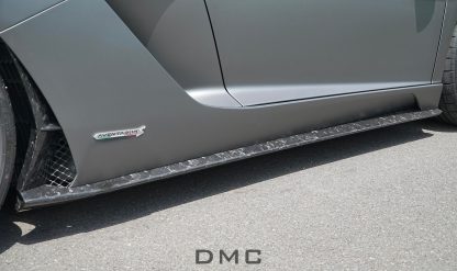 Lamborghini Aventador S Forged Carbon Fiber Structure Side Skirts Panels LP740 Coupe Roadster