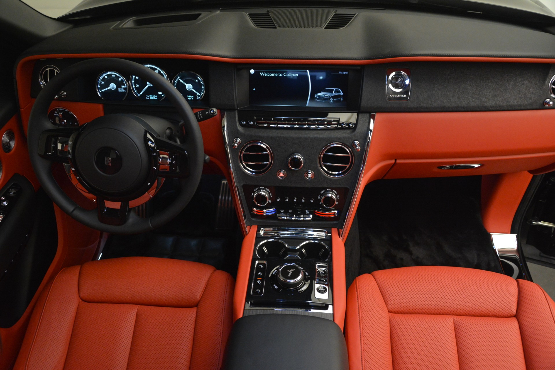 Rolls Royce Cullinan Interior Cherry Red