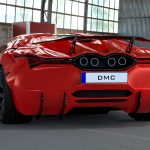 DMC Lamborghini Aventador successor Revuelto Rear Wing Spoiler Carbon FIber