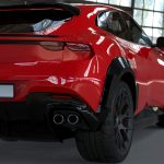 Ferrari Purosangue Carbon Fiber Wide Body Kit: Fenders Extensions: Rear Right Quarter