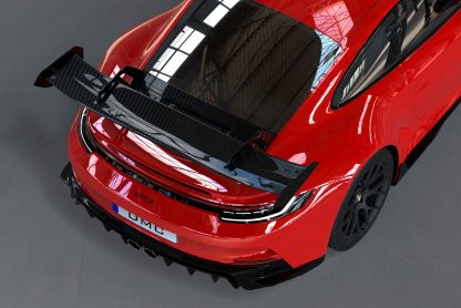 DMC Porsche 992 GT3 Carbon Fiber Aero Kit replaces OEM Body Parts: Wing Spoiler