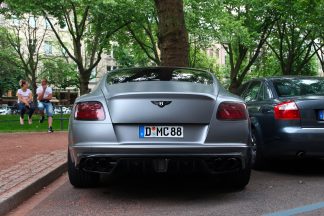 Bentley Continental GTC Facelift 2016 Forged Carbon Fiber Rear Diffuser