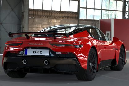 DMC Maserati MC20 Carbon Fiber Body Kit: Rear Wing & Diffuser
