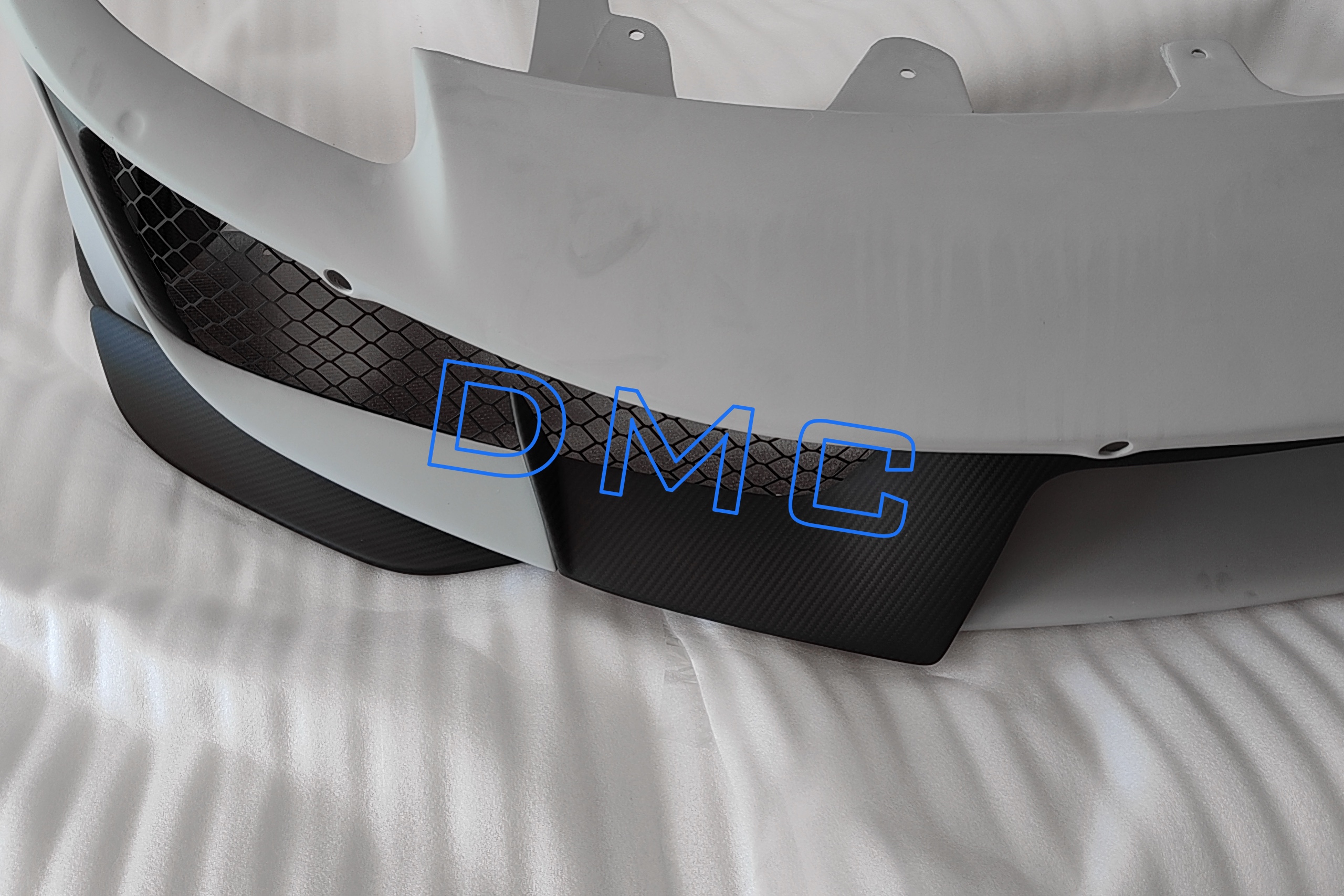 DMC Ferrari 488 Pista Package: Carbon Fiber Front Bumper, Aero Active with channeling support