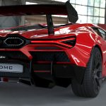 Lamborghini Revuelto Carbon Fiber Rear Wing Spoiler Super Trofeo Molto Veloce